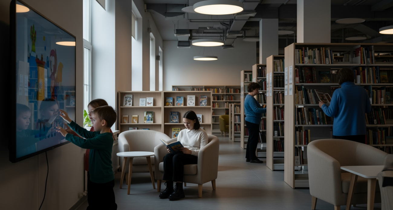 125-летняя библиотека в Городце получила интерактивную песочницу и студию мультфильмов