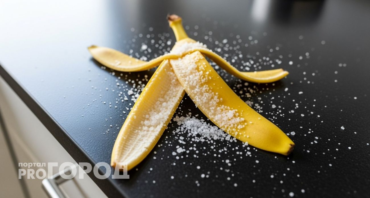 Банановую кожуру посыпаю солью – весь январь восхищаюсь своей смекалке: секретный способ для лентяев