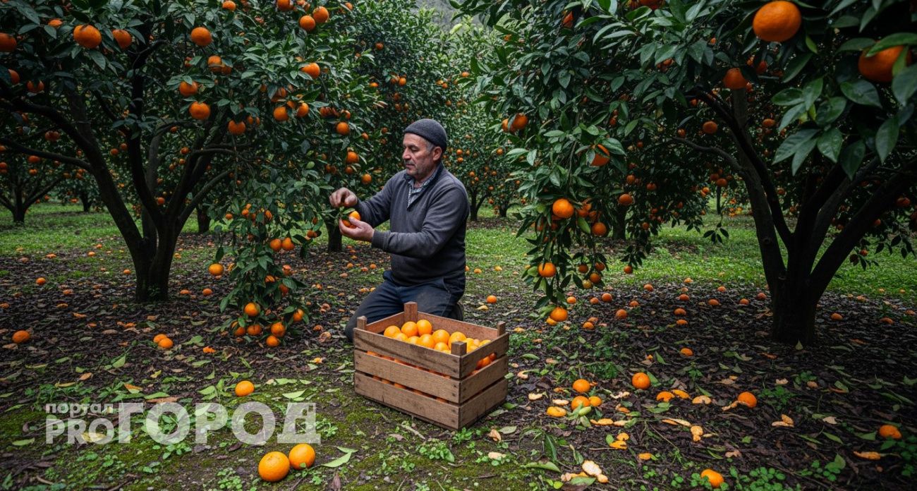 "Лучше сгниют на ветке": владелец сада в Абхазии рассказал, почему хорошие мандарины не доезжают в Россию