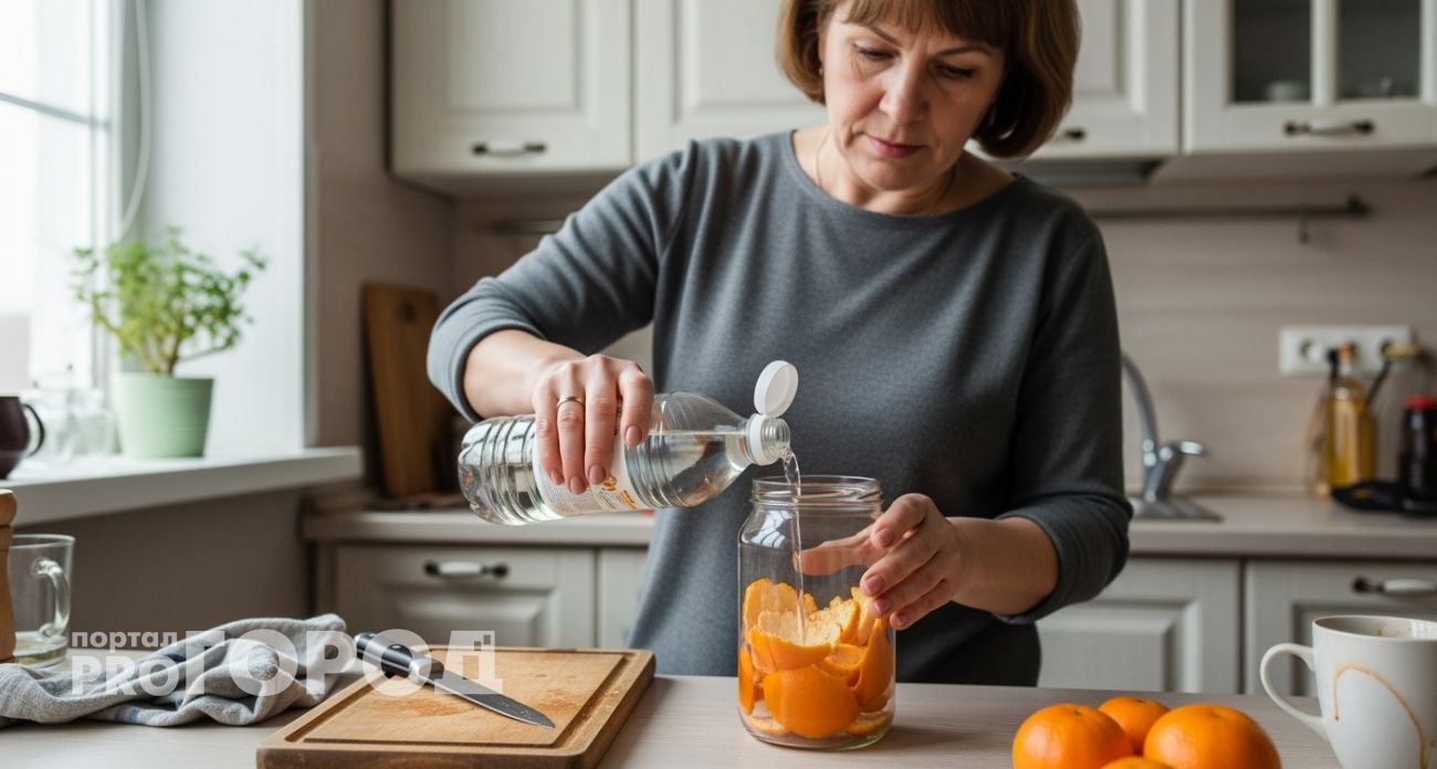 Натуральное чистящее средство своими руками: как сделать мощный очиститель из мандариновых корок и уксуса