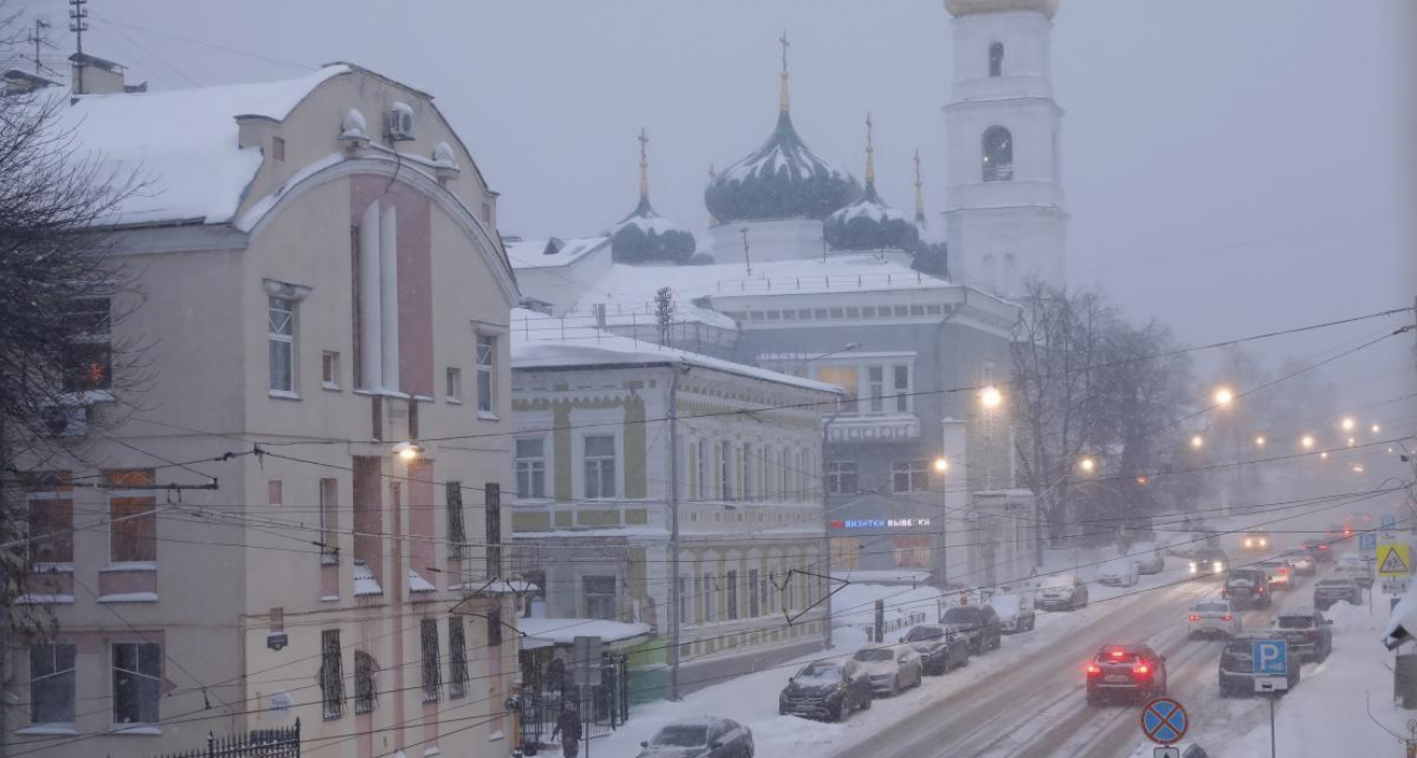 Последние выходные года в Нижнем Новгороде: минус 9 по ощущениям и снег