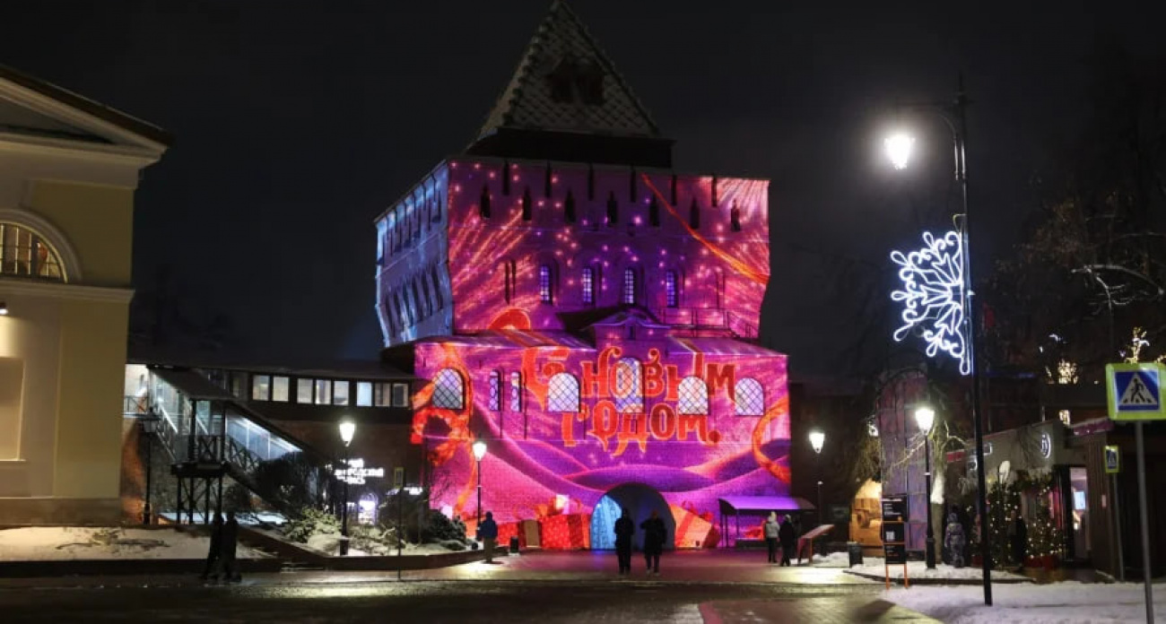 Башня нижегородского кремля превратится в экран для волшебной истории к Новому году