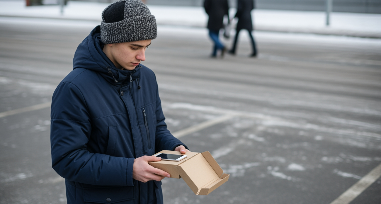 Студента обманули на 44 400 рублей: поддельный смартфон на парковке