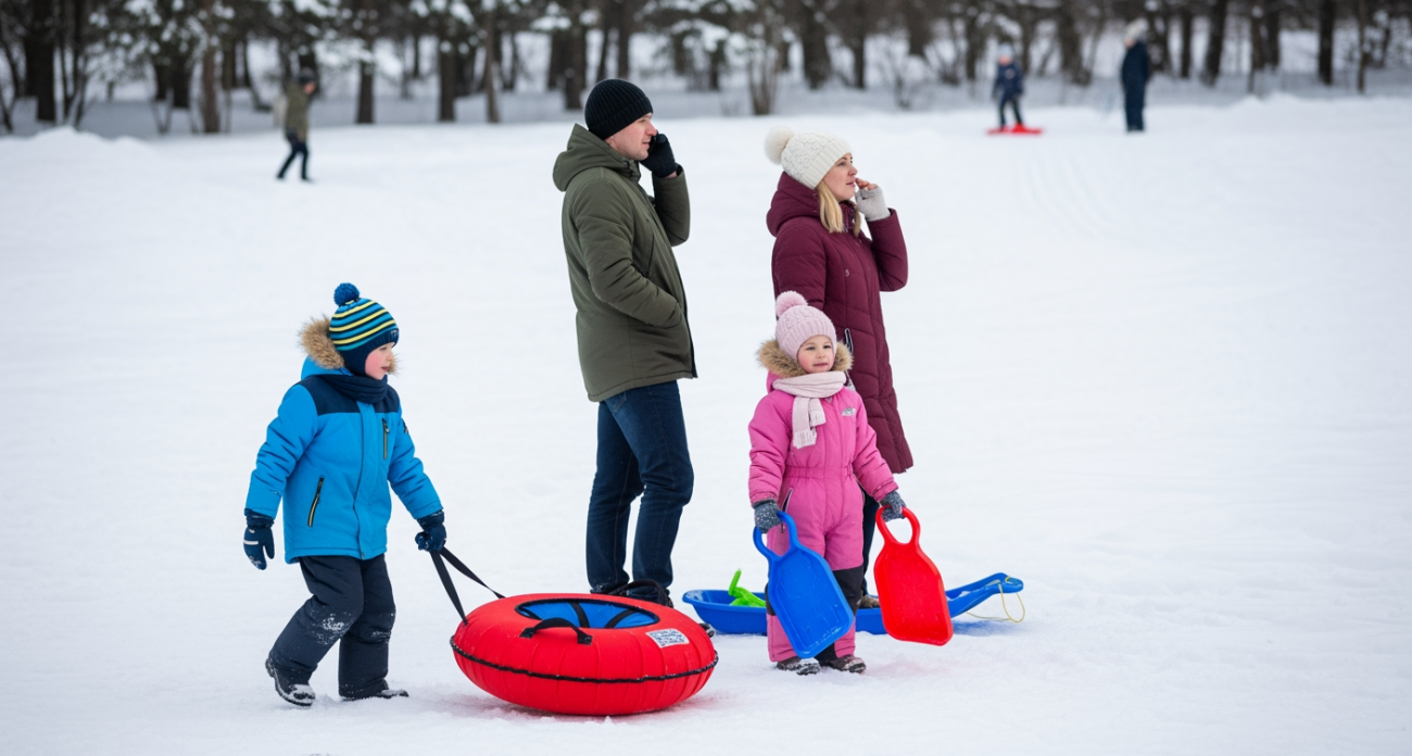 Спасатели предупредили нижегородцев об опасности перегруза на ватрушках