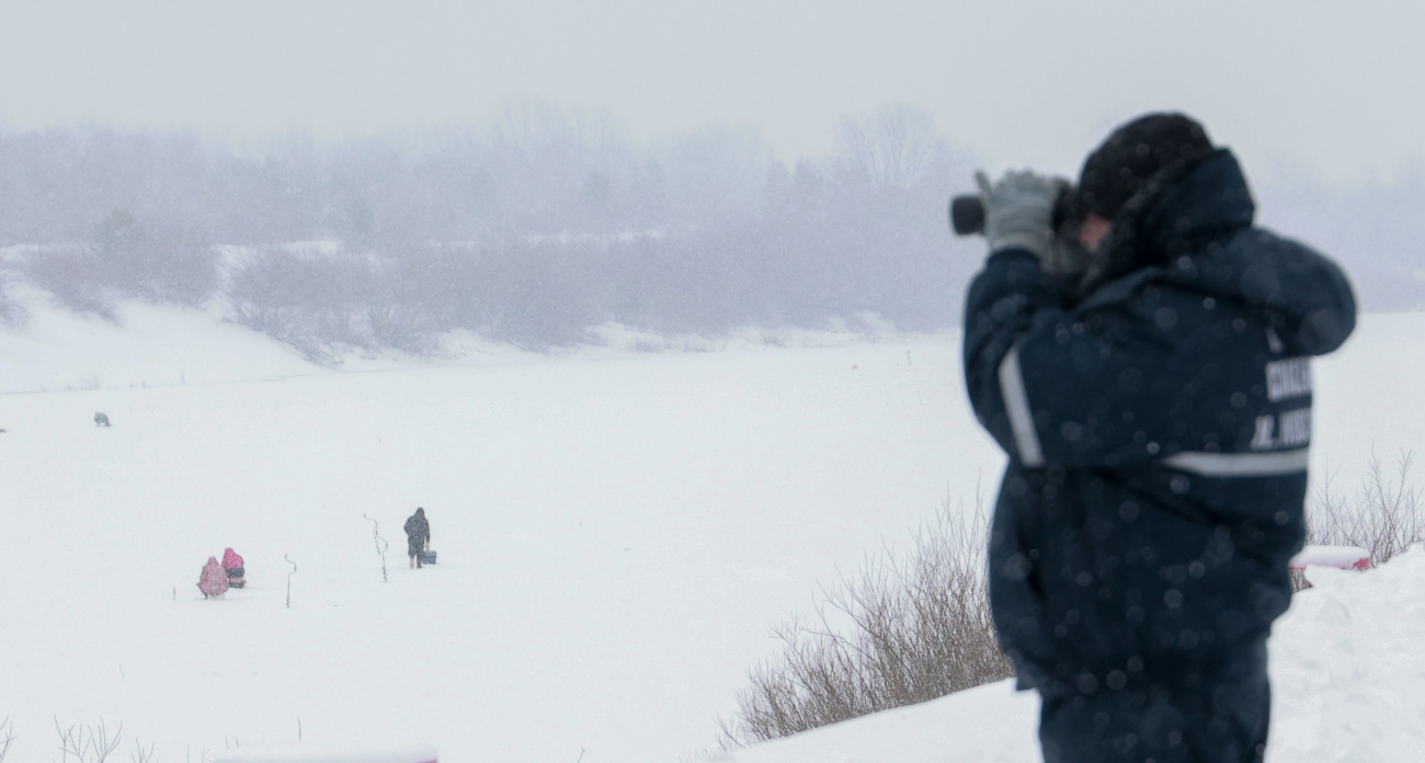 В новогодние каникулы в Нижнем Новгороде усилили контроль за безопасностью на льду