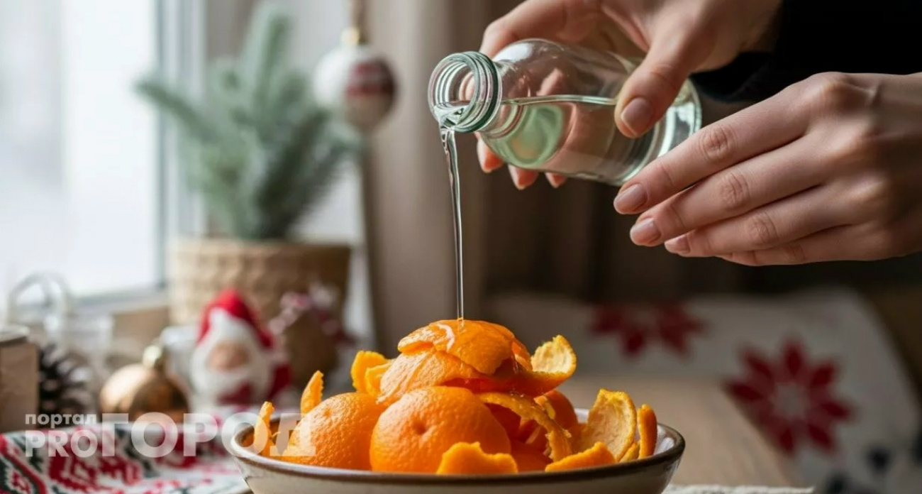 Мандариновые корки заливаю уксусом – и всю зиму не нарадуюсь своей смекалке: годный лайфхак для хозяек