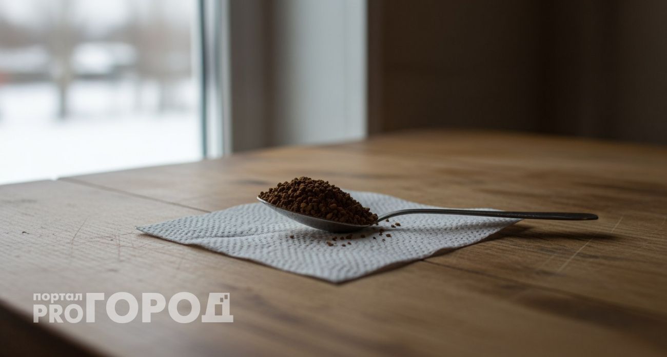 Положите ложку кофе на туалетную бумагу  – и поражайтесь результату