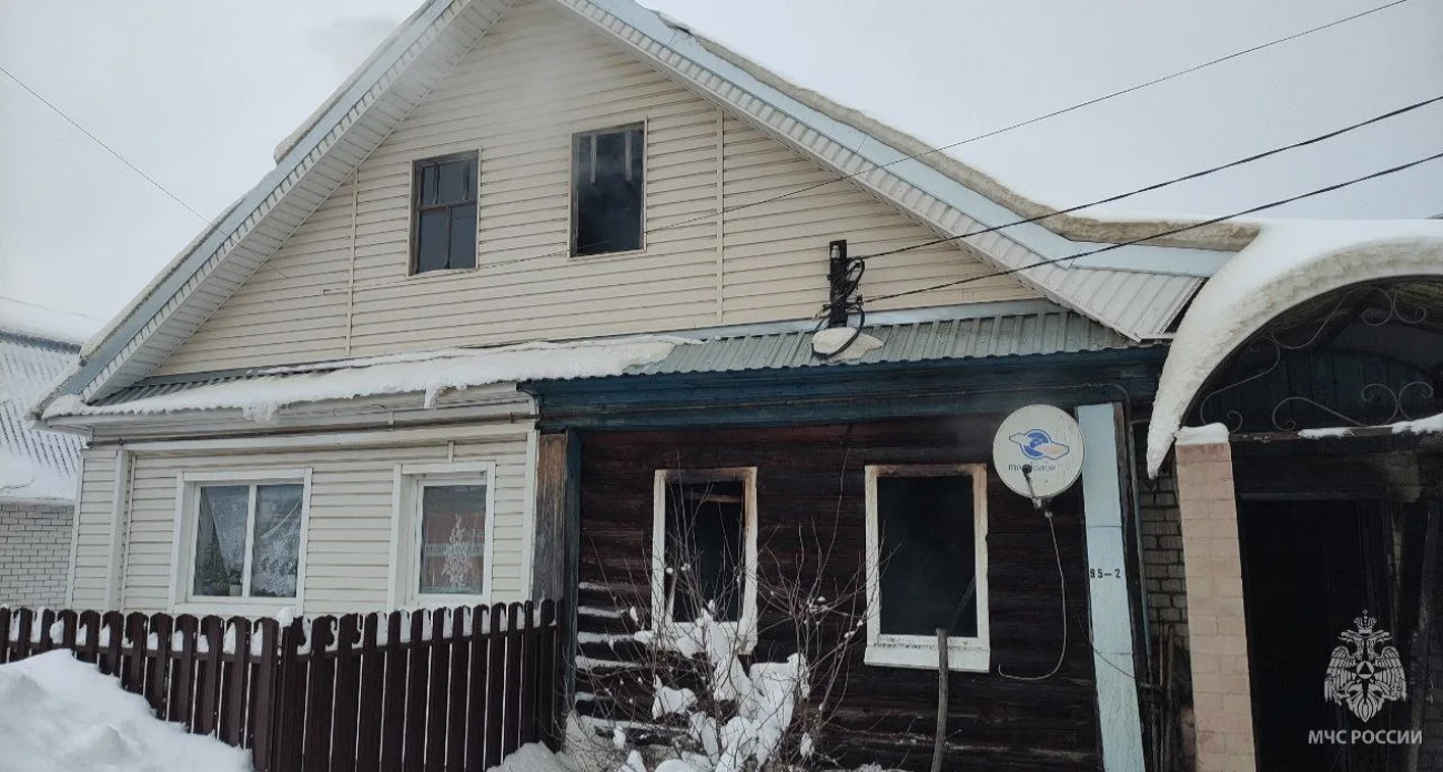 Мужчина погиб при пожаре в собственном доме в городе Бор