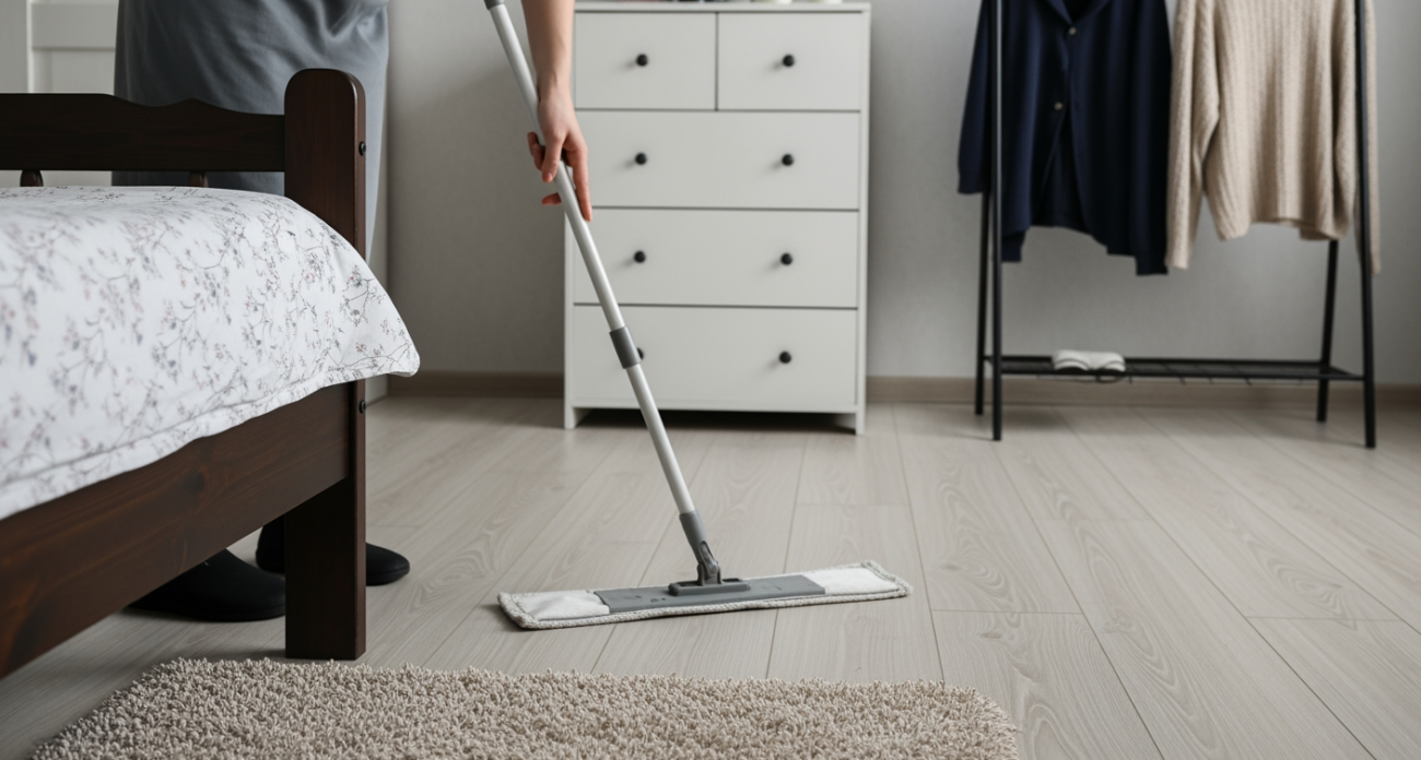 Всего одна ложка на ведро: забудьте о частой уборке – полы будут сиять безупречной чистотой до двух недель