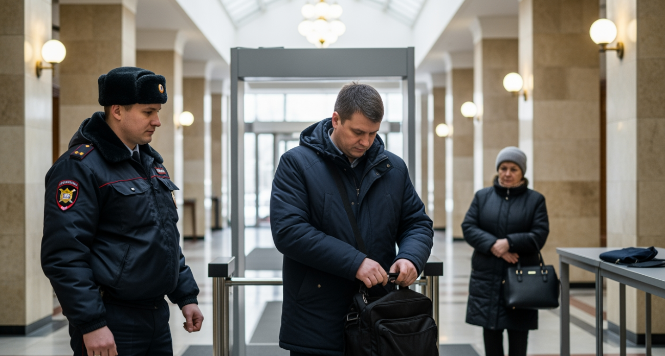 Арсенал правосудия: 49 ножей, 30 пистолетов и 197 боеприпасов пытались пронести нижегородцы в суды в 2025 году