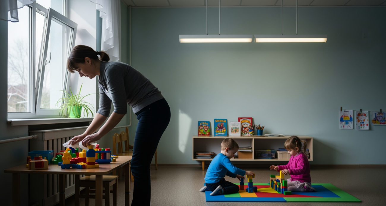 Утренняя проверка температуры и дезинфекция игрушек: в детсадах Нижегородской области объявлена полная мобилизация против гриппа