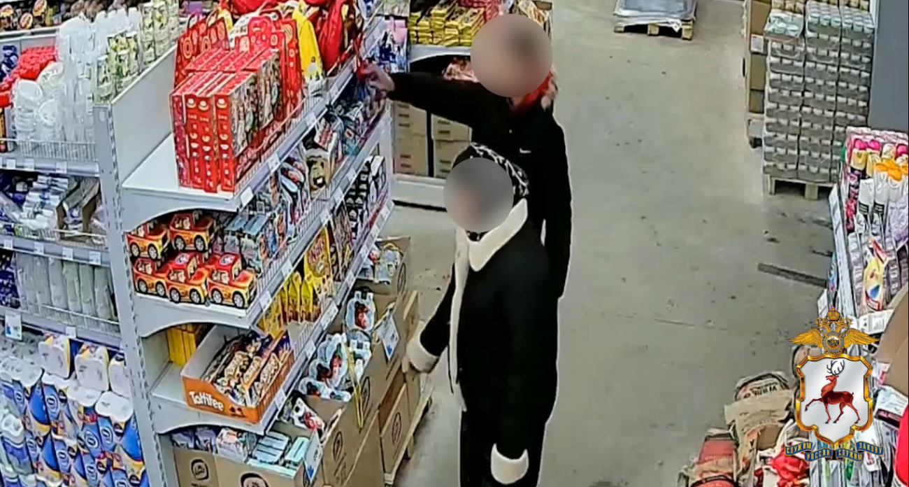 Женщина с подростком из Шахуньи обчистили магазин, но забыли про видеонаблюдение