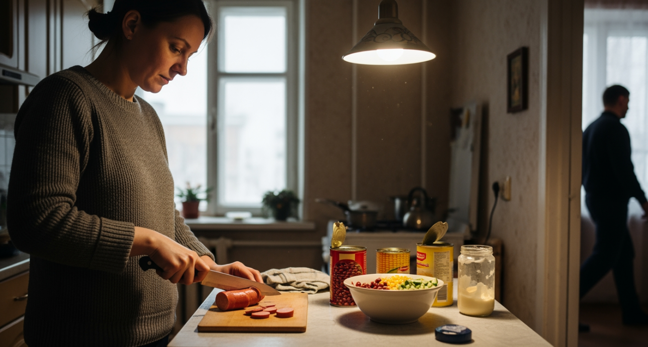 Забудьте про скучные салаты: простой рецепт с консервированной фасолью влюбит в себя с первой ложки за 15 минут
