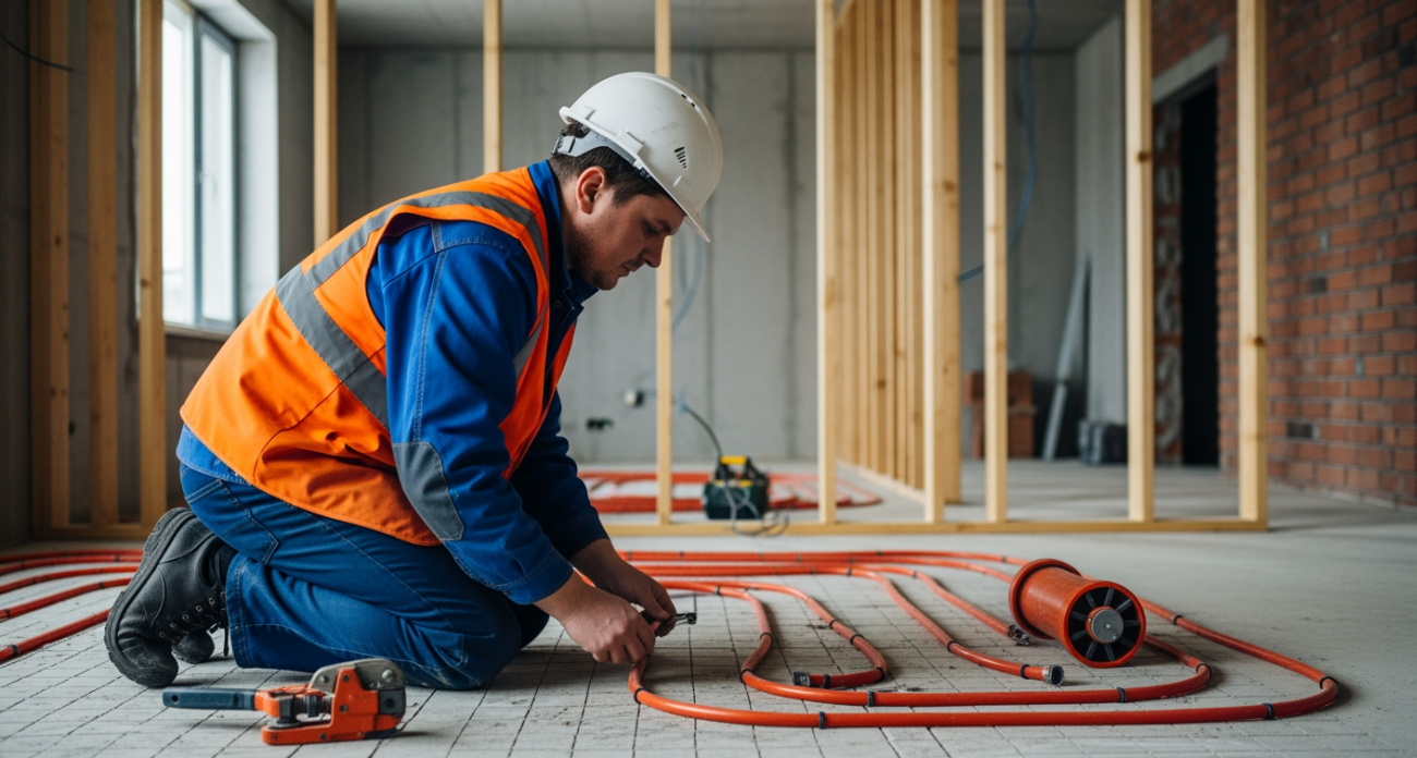 Забыл про батареи и выжил при -40 градусов благодаря старому народному методу с теплыми полами