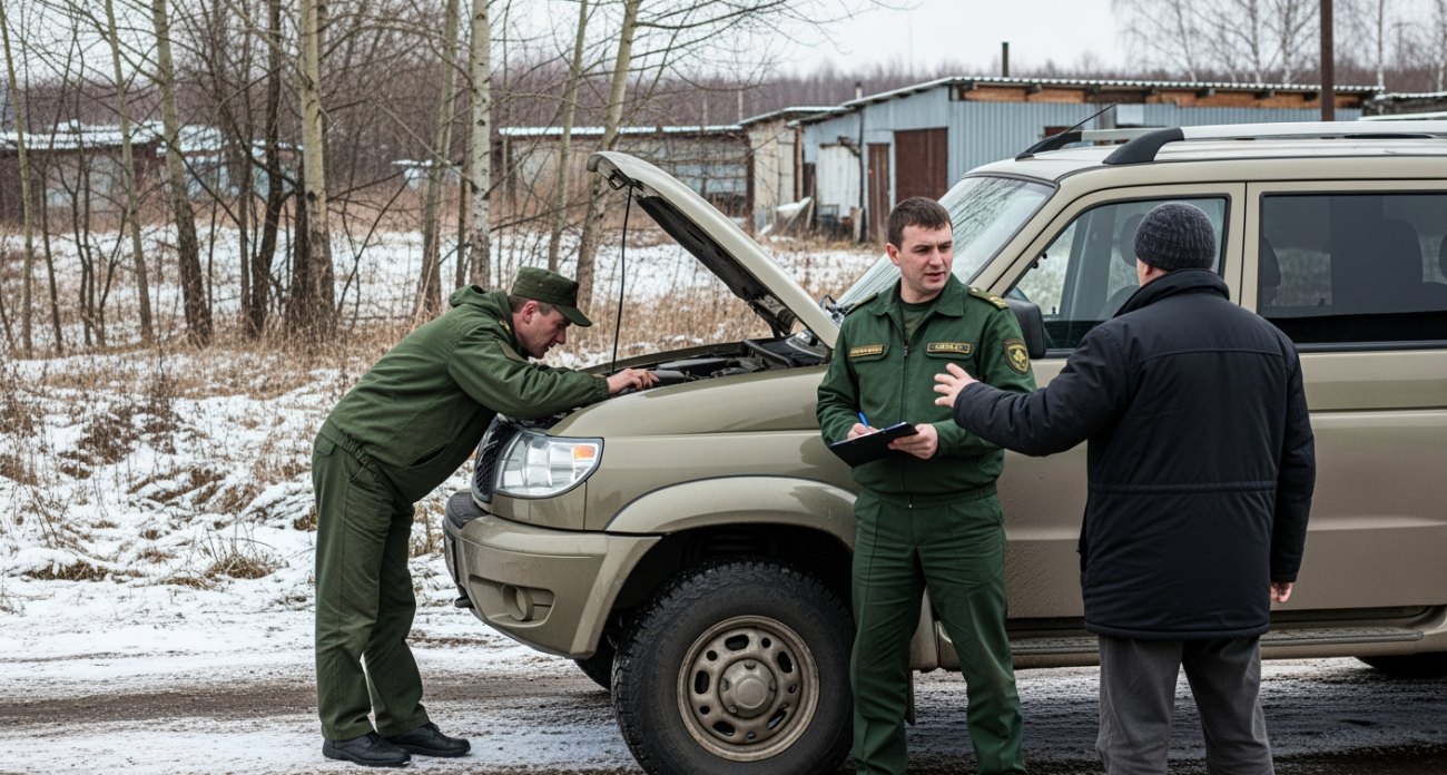 Конфискованный у пьяного водителя «УАЗ Патриот» отправился на фронт от нижегородских приставов