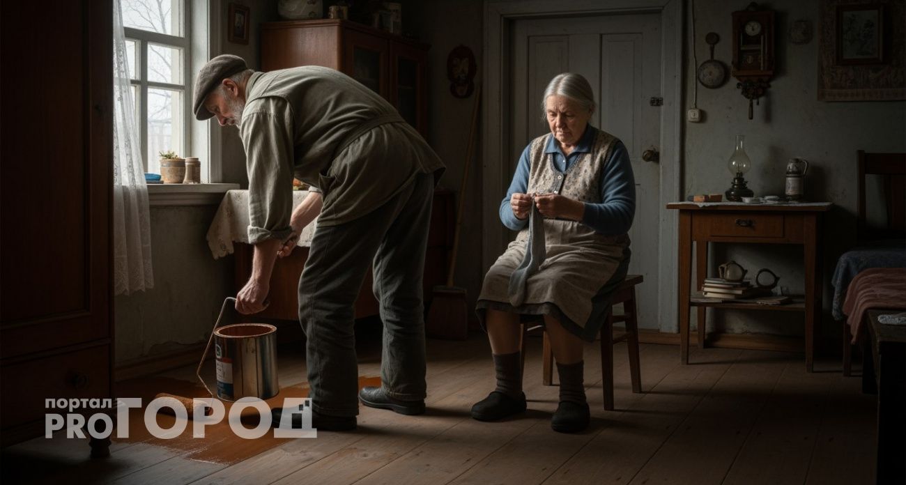 Не для красоты: зачем наши бабушки по весне красили полы коричневой краской