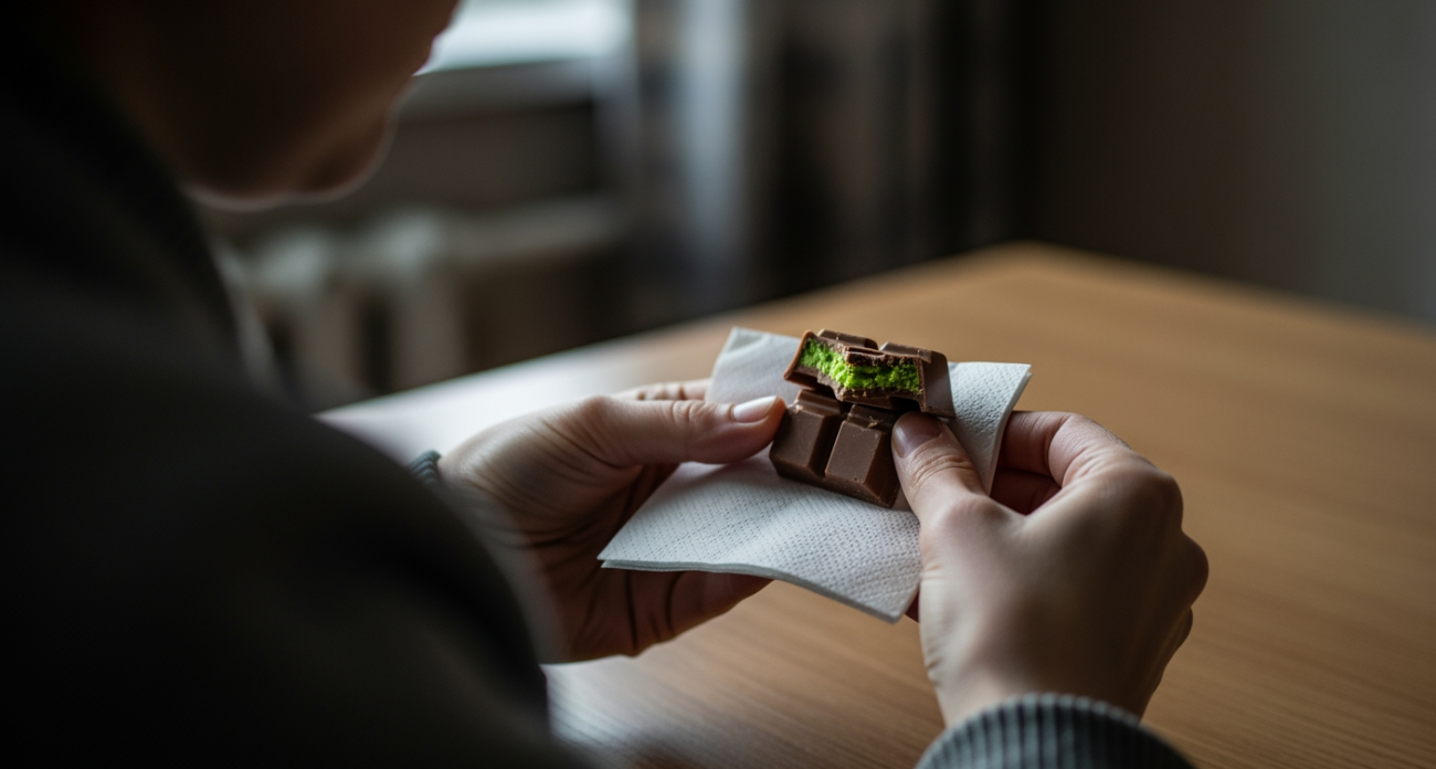 Наконец-то распробовала тот самый Дубайский шоколад из Фикс Прайса и обнаружила внутри то, чего совсем не ожидала