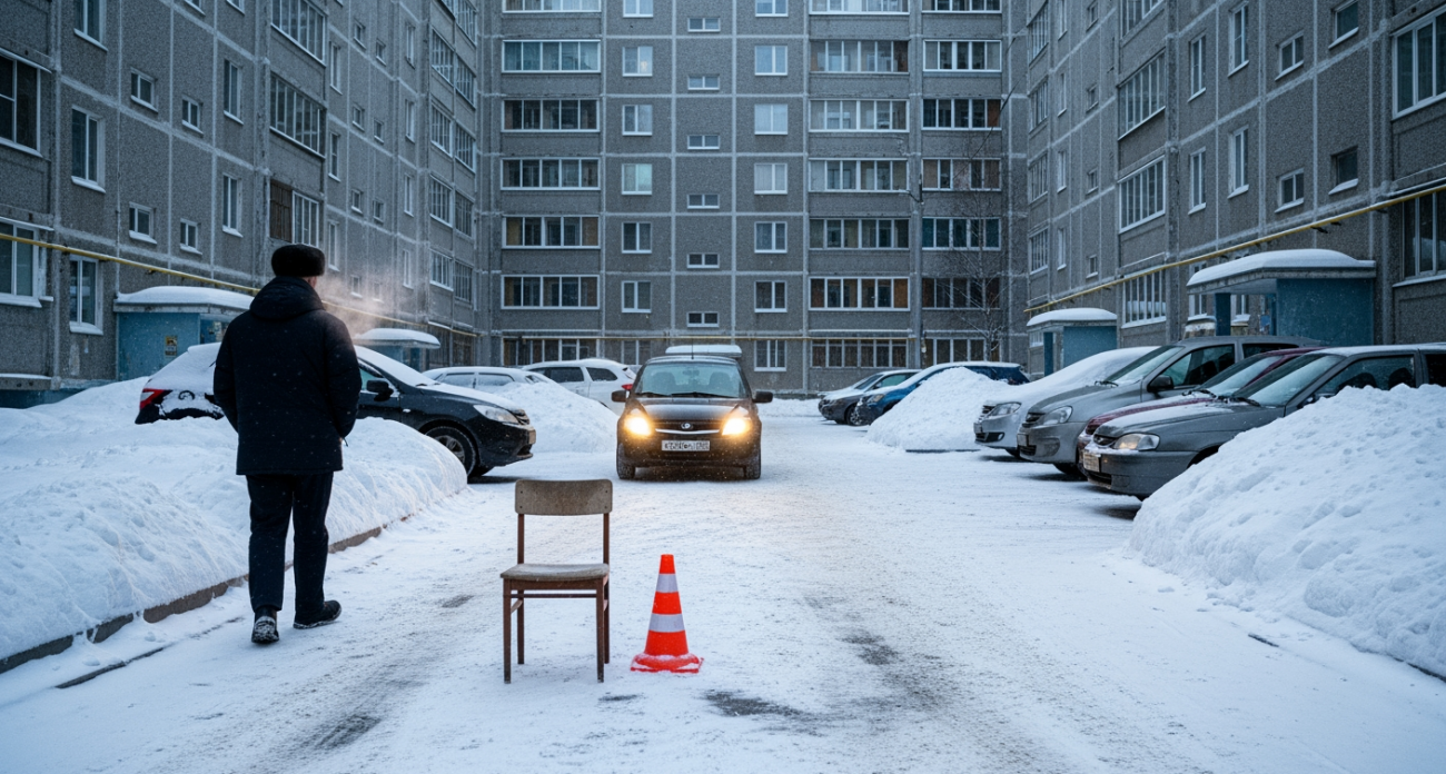 Расчистил парковку от снега и объявил своей территорией — что говорят юристы о праве на место после уборки