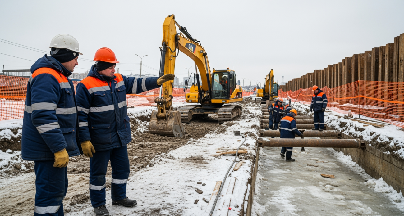18 тысяч кубометров грунта: на улице Горького возобновили масштабное строительство метро после вынужденной паузы