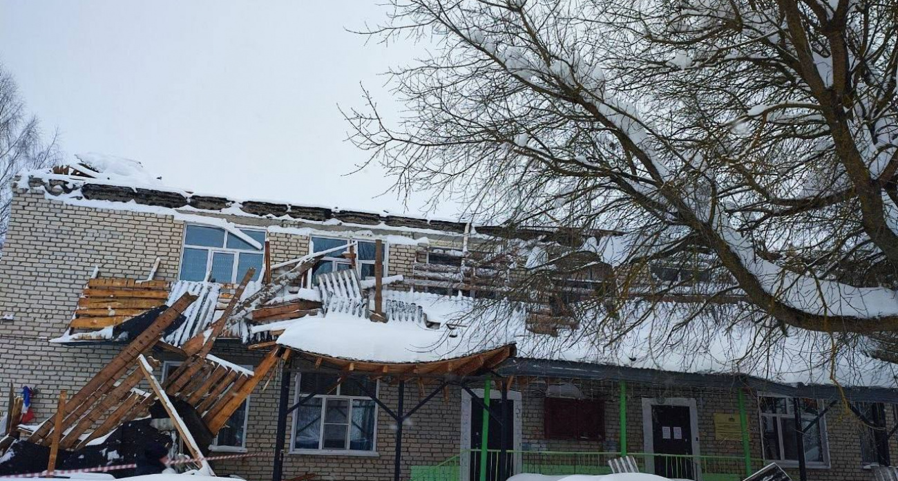 Бастрыкин взялся за обрушенную крышу детсада в Лукоянове