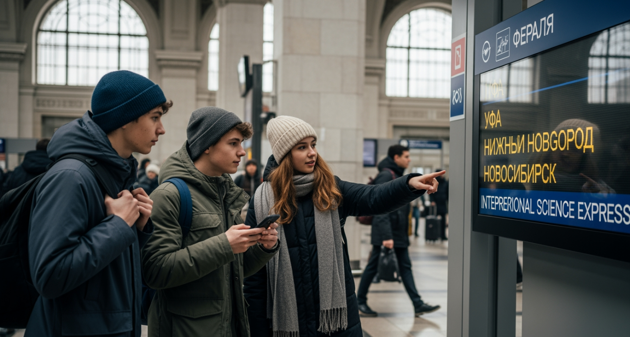 Первый в России «Научный экспресс» свяжет 3 города: школьники-победители посетят лаборатории и технопарки