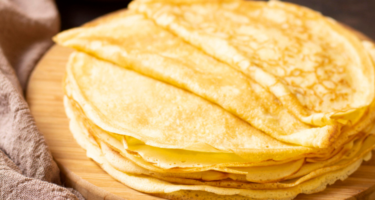 На Масленицу пеку блины "3 стакана" – улетают со стола за минуты: мягкие, тонкие и без начинки вкусные