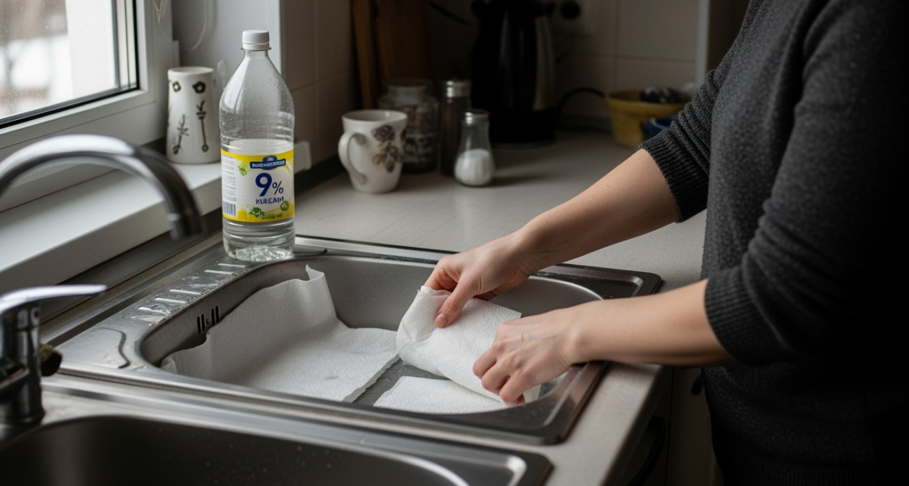 Домашний секрет моей бабушки с уксусом вернул старой раковине первозданную белизну всего за одну ночь