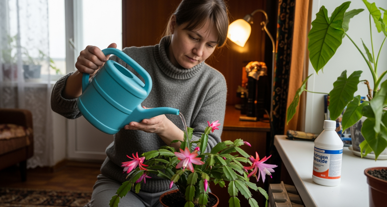 Добавляю этот домашний раствор в воду для полива и мой декабрист цветет так обильно, что соседи просят черенки