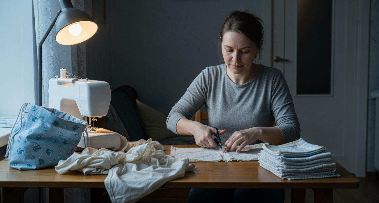 Ненужные простыни и наволочки станут сокровищем для дома: 5 идей переделки старого белья без шитья