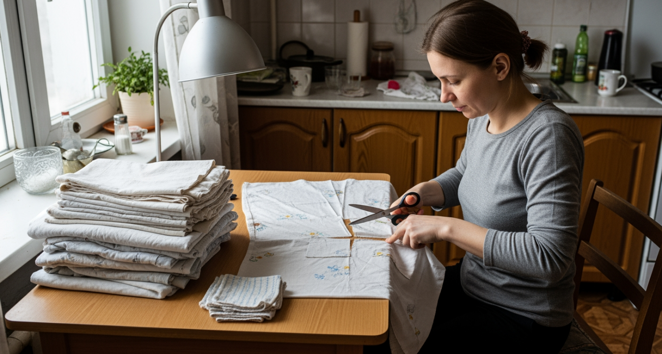 Старые простыни в умелых руках: 7 гениальных лайфхаков превращения ненужного текстиля в домашние сокровища