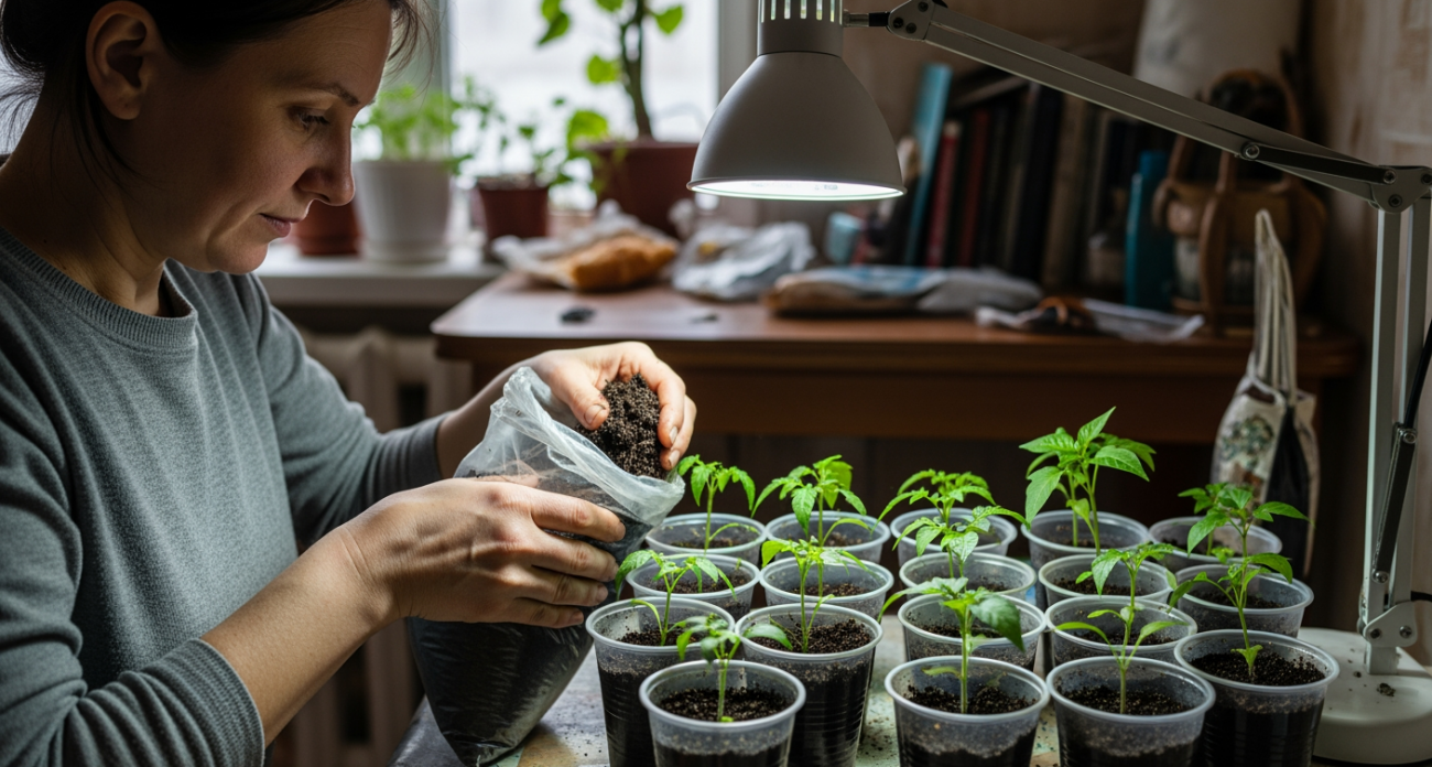 Забудьте о пикировке — мой проверенный годами способ выращивания крепкой рассады томатов и перцев для завидного урожая