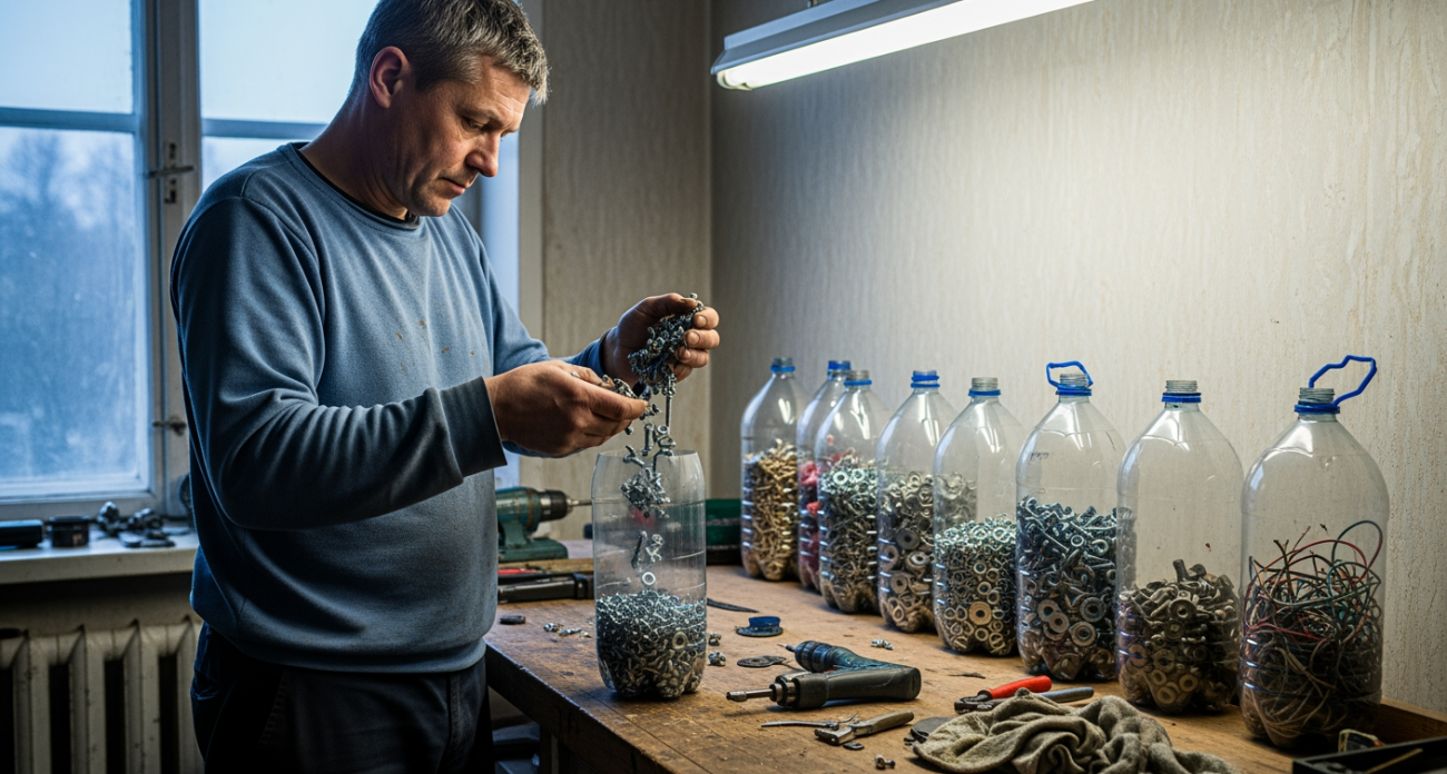 Пластиковые баклажки от воды станут вашими главными помпомщниками в организации быта после этих трюков