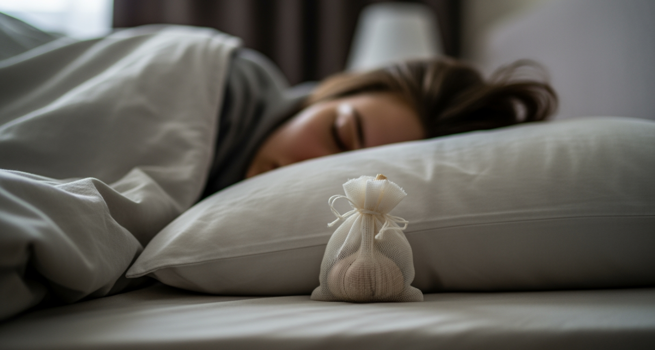 Бабушкин секрет с чесноком под подушкой работает лучше любых таблеток — проверьте сами