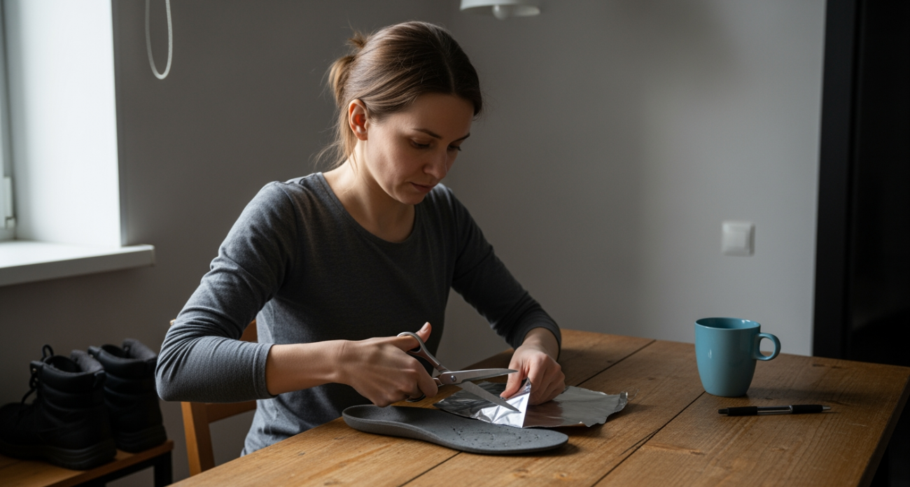 Простой лайфхак с кухонной фольгой превратит любую обувь в зимние сапоги даже при минус тридцати