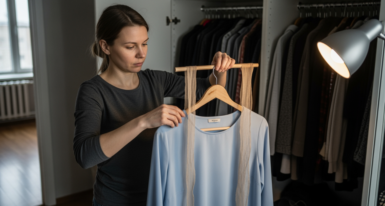 Соседки выпытывают секрет моей хитрости с колготками для порядка в шкафу — копеечный способ