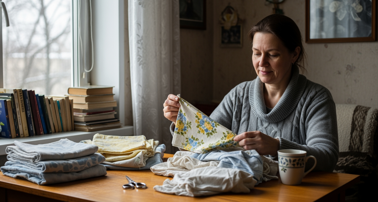 Не спешите выбрасывать изношенное постельное белье — эти хитрости превратят его в полезные вещи