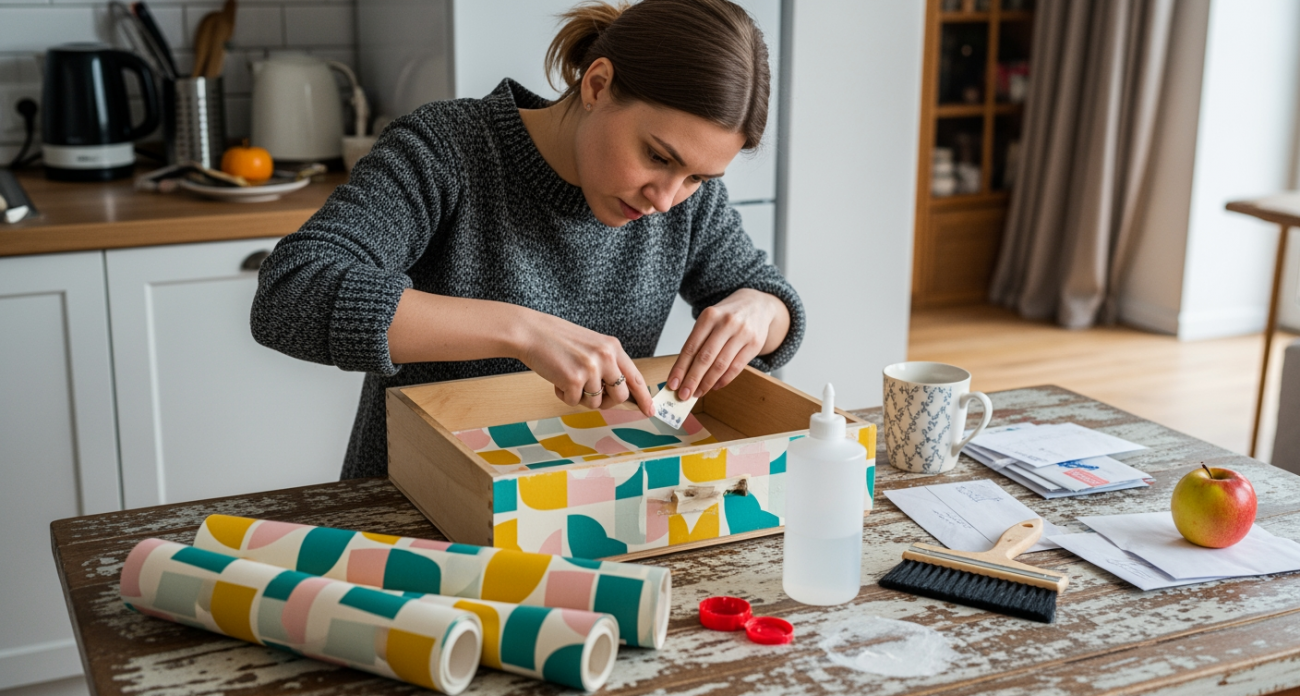 Из обрезков обоев делаю такие штуки для дома, что теперь все подружки выпрашивают мастер-класс