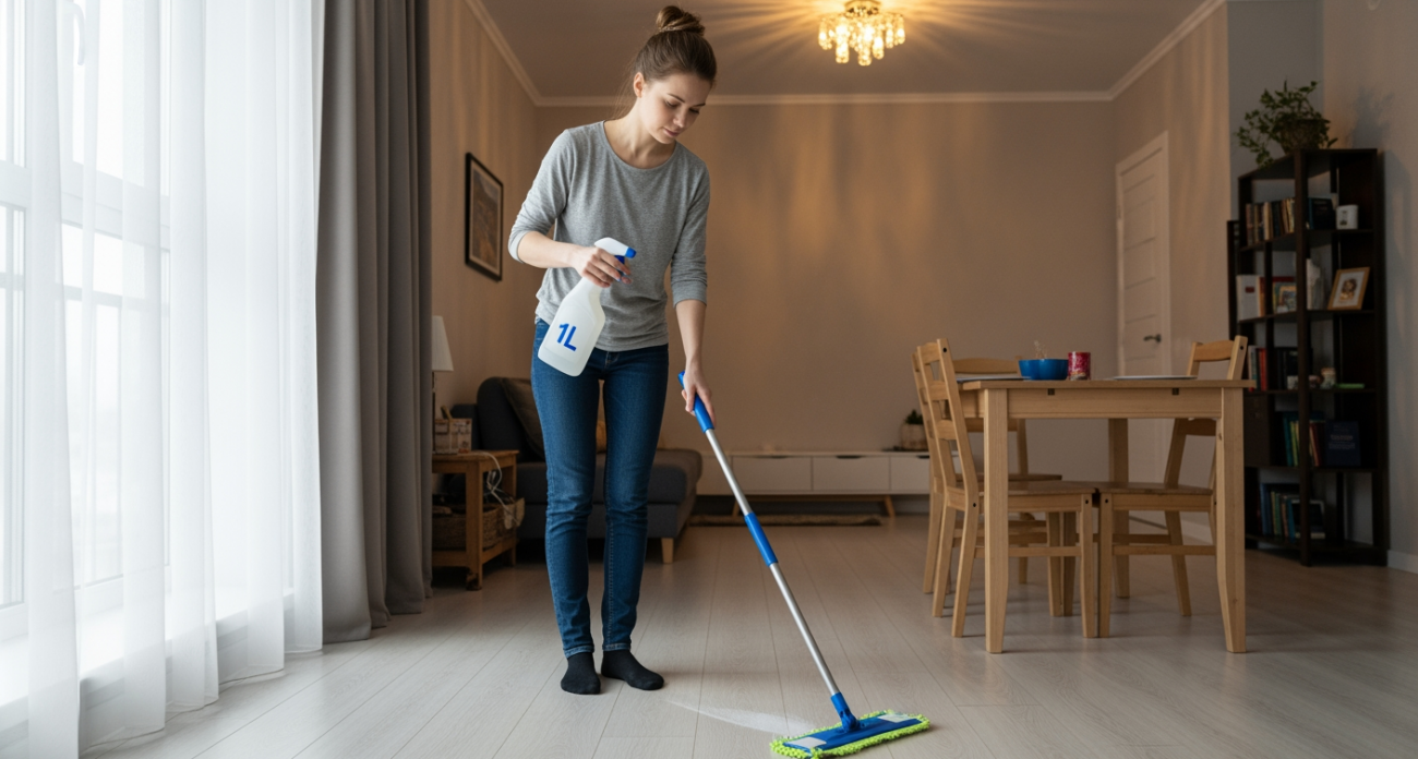 Забудьте про ведро и швабру: простой способ мыть полы без нагрузки на спину и лишних движений