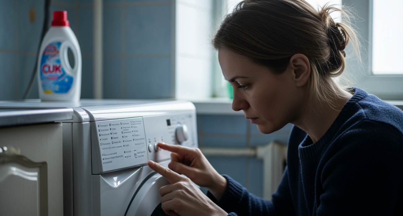 Простой трюк с кнопками стиралки удаляет даже самые старые пятна за один цикл без химии