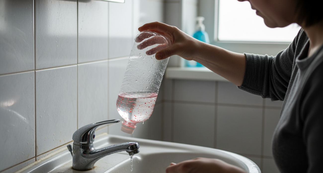 Бабушкин способ с пластиковой бутылкой убирает ржавчину в ванной за 5 минут без химии