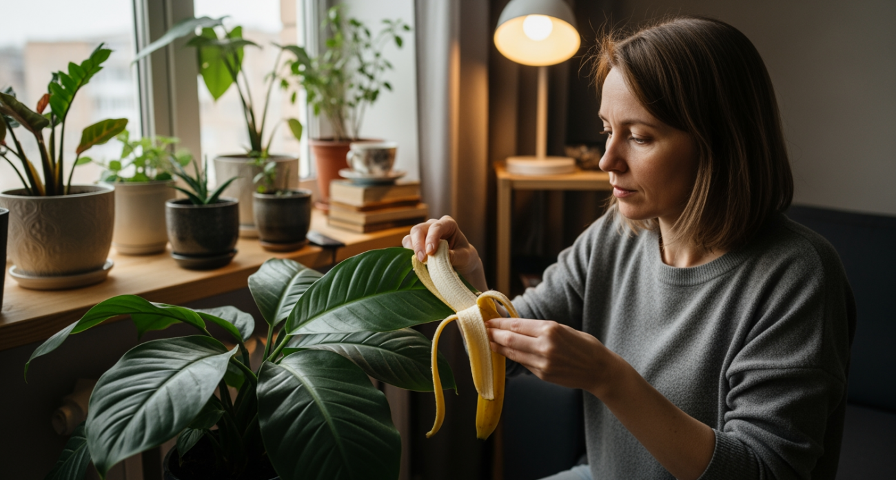 Выбрасывала банановую кожуру годами, пока соседка не показала три способа её применения