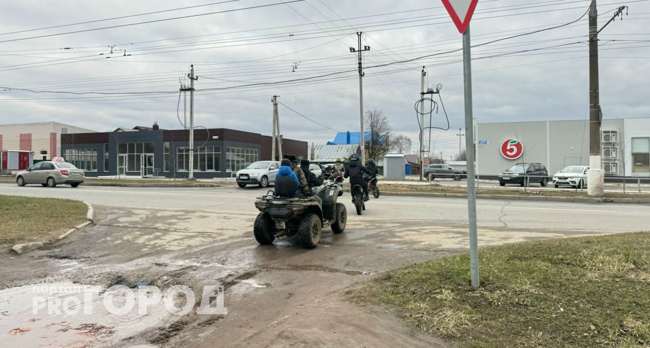 За выезд на питбайке по нижегородским трассам планируют карать