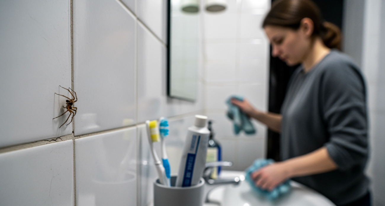 Паук в ванной комнате сигнализирует о скрытых неполадках которые многие хозяева не замечают