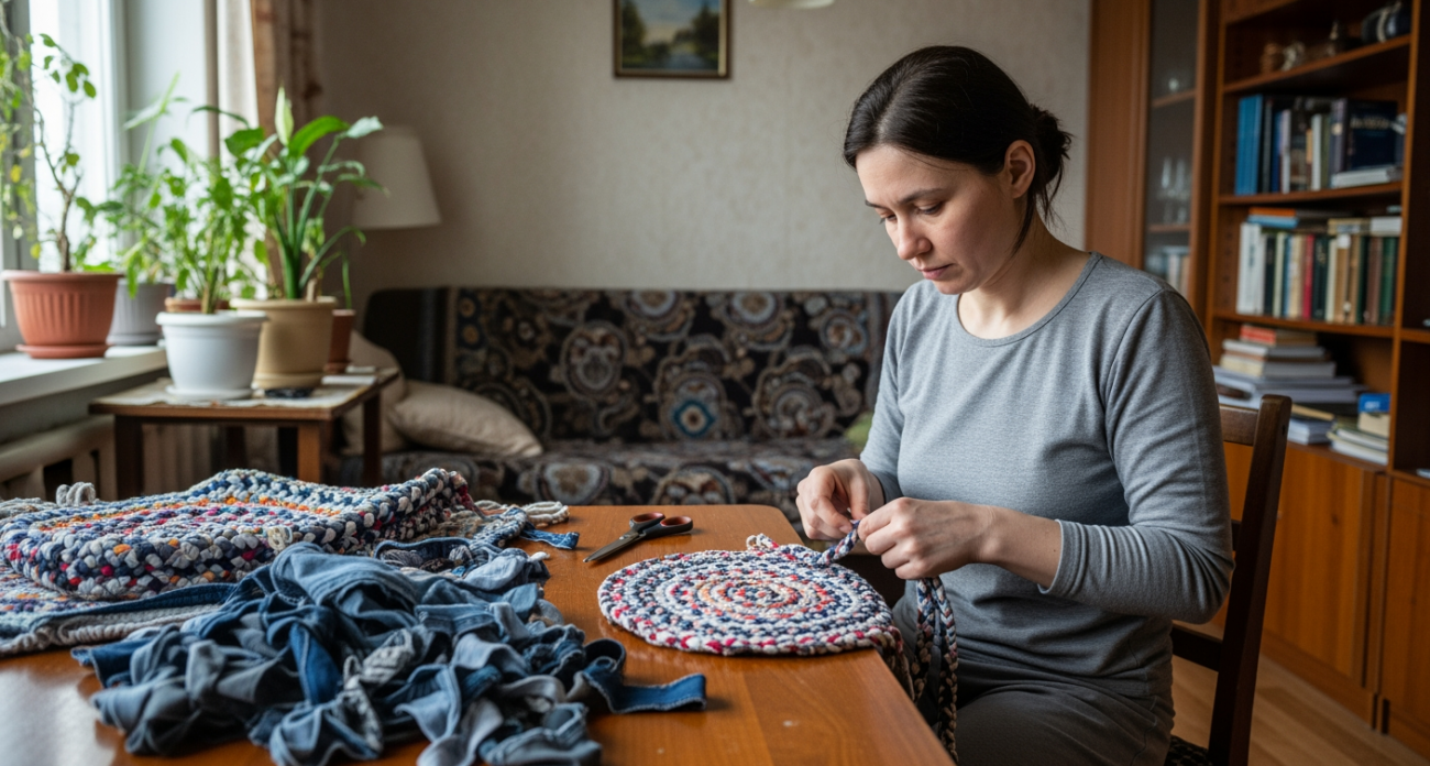 Из ненужных лоскутков делаю украшения для дома которые все принимают за дизайнерские вещи