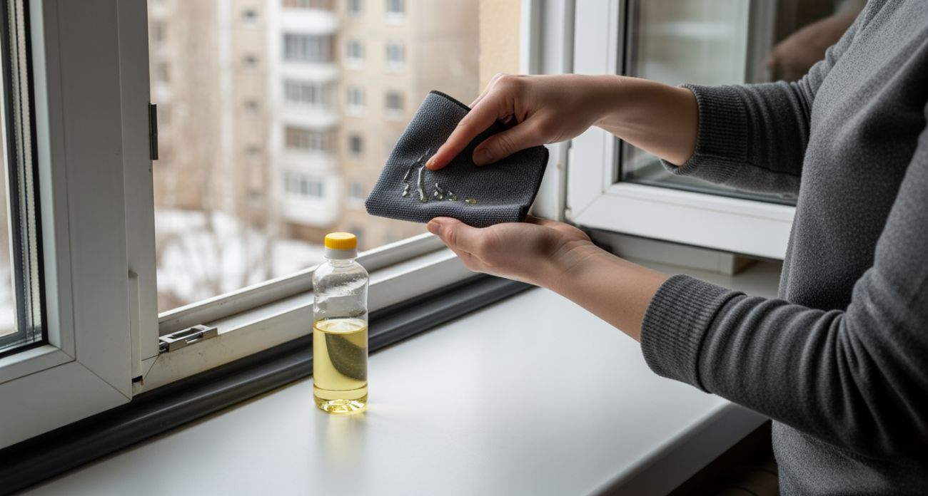 Строители научили меня мыть окна подсолнечным маслом — теперь грязь отходит за секунды без химии