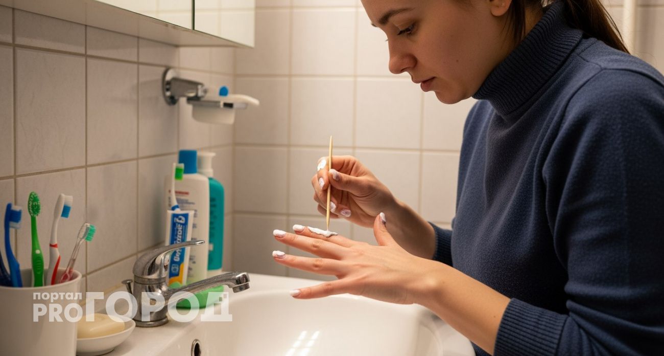 Делаю модный японский маникюр зубной пастой – и ногти как после салона: прочные, блестящие и ухоженные