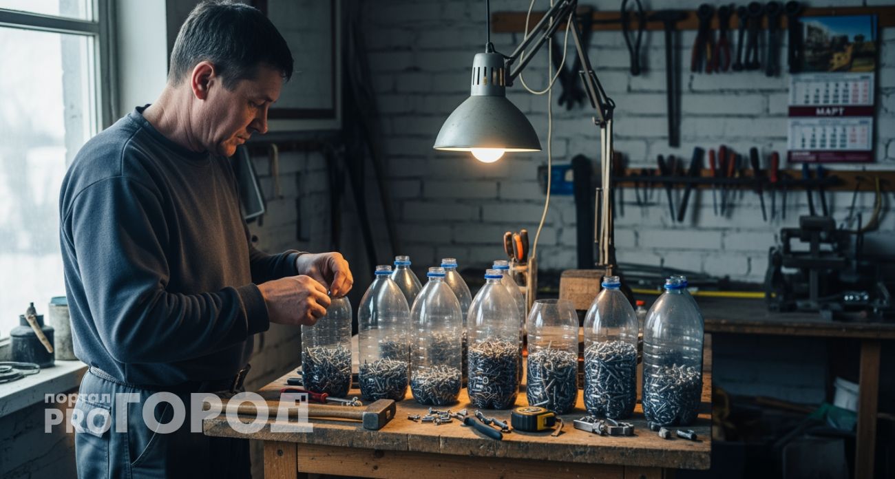 Пластиковые бутылки из мусорки станут основой идеального порядка в доме за считанные минуты