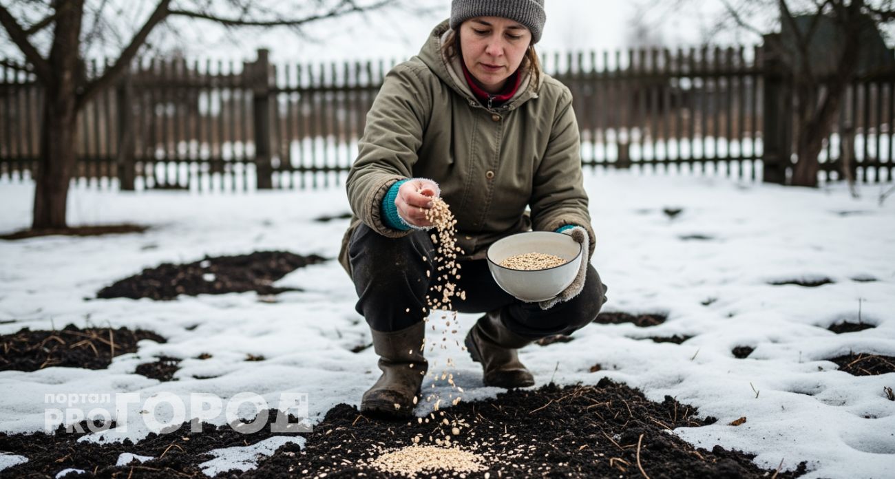 Беру дешевую крупу из магазина и разбрасываю по огороду зимой — весной урожай как с дорогих удобрений