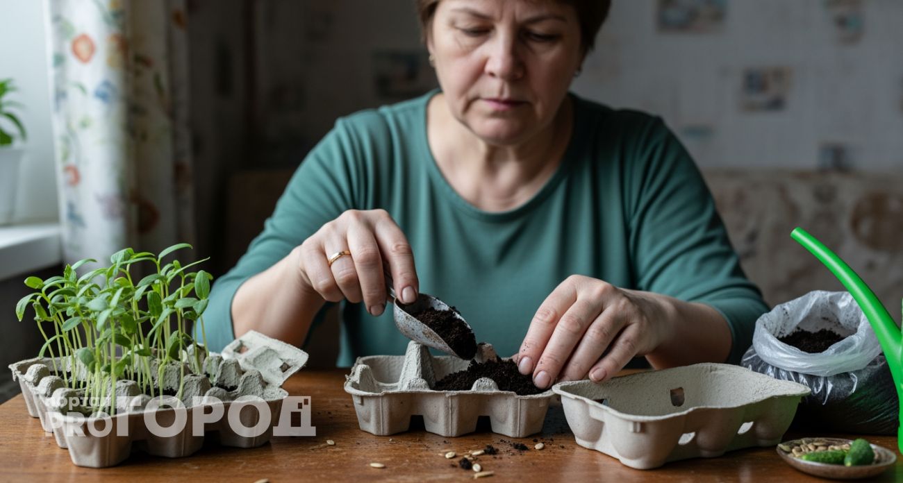 Картонные лотки от яиц собираю всю зиму — весной они становятся моими главными помощниками на даче