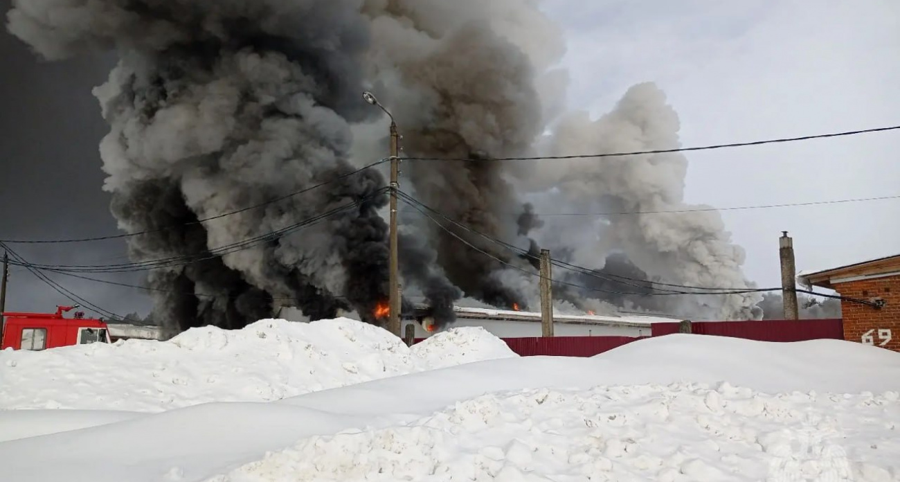 В Балахнинском районе произошел пожар на производстве свечей